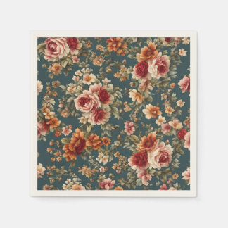 Prachtige romantische Rozen en prachtige bloemen Servet