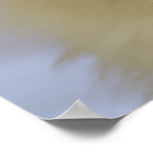 Prachtige rookkast met blauwe ogen poster (Hoek)