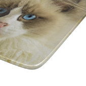 Prachtige rookkast met blauwe ogen snijplank (Hoek)