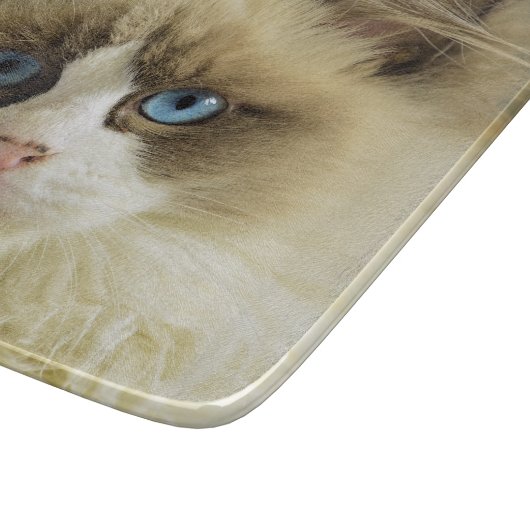 Prachtige rookkast met blauwe ogen snijplank (Hoek)