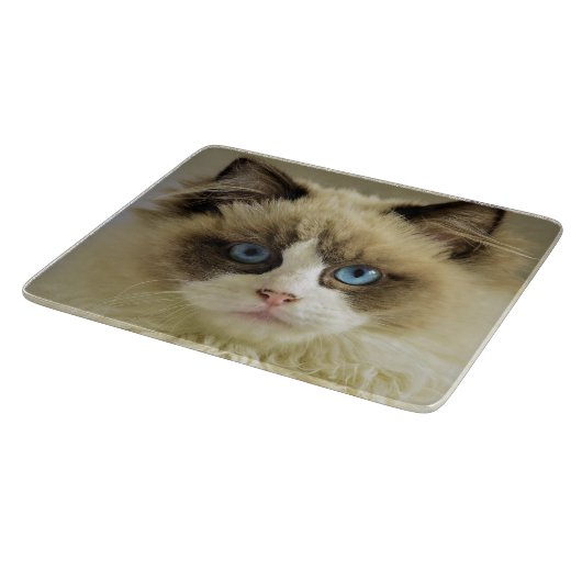 Prachtige rookkast met blauwe ogen snijplank (Hoek)