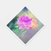 Prachtige Roos Essentials voor speciale gelegenhed Servet (Hoek)