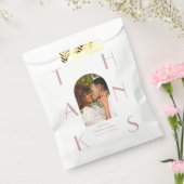 Prachtige Roos Foto Weddenschap Bedankzakje (Gezegeld)