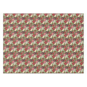 Prachtige Roos Mauve Pink Floral Tafelkleed (Voorkant (Horizontaal))