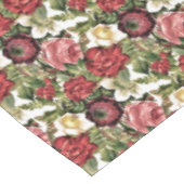 Prachtige Roos Mauve Pink Floral Tafelkleed (Gekanteld)