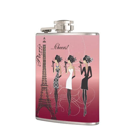 Prachtige Roos Paris Celebration Heupfles (Links)