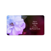 Prachtige Roos Return Label (Voorkant)