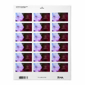 Prachtige Roos Return Label (Full Sheet)