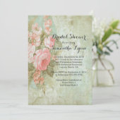 Prachtige  Roos Vrijgezellenfeest Kaart (Staand voorkant)