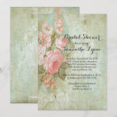 Prachtige  Roos Vrijgezellenfeest Kaart (Voorkant / Achterkant)