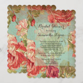 Prachtige  Roos Vrijgezellenfeest Kaart (Voorkant / Achterkant)