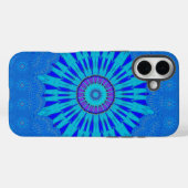 Prachtige Royal Blue Mandala Art Print Case-Mate iPhone Case (Achterkant (horizontaal))