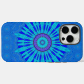Prachtige Royal Blue Mandala Art Print Case-Mate iPhone Case (Achterkant (horizontaal))