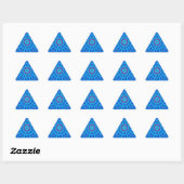 Prachtige Royal Blue Mandala Art Print Sticker (Vel)