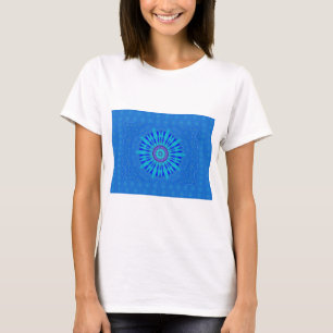 Prachtige Royal Blue Mandala Art Print T-shirt