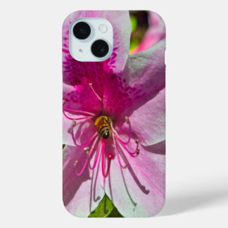 prachtige roze azalea bloemen bij Descanso Gardens iPhone 15 Case