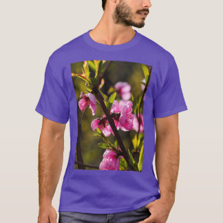 Prachtige roze bleekperboom t-shirt
