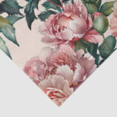 Prachtige roze bloeiende pioenen decoupage tissuepapier (Detail)