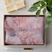 Prachtige roze bloemenanjer Waterverf kunst Tissuepapier (Geschenk)