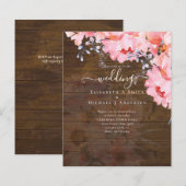 Prachtige Roze Bloesems TROUW COLLECTIE - BUDGET (Voorkant / Achterkant)