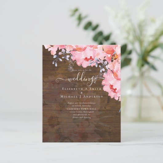 Prachtige Roze Bloesems TROUW COLLECTIE - BUDGET (Staand voorkant)