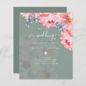 Prachtige Roze Bloesems TROUW COLLECTIE - BUDGET (Voorkant / Achterkant)