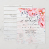 Prachtige Roze Bloesems TROUWCOLLECTIE - BUDGET (Voorkant / Achterkant)