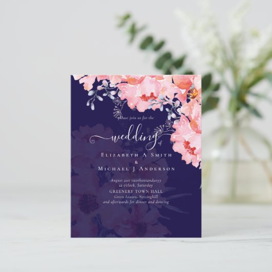 Prachtige Roze Bloesems TROUWSUITE - BUDGET (Staand voorkant)