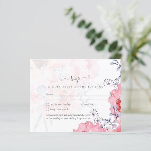 Prachtige Roze Bloesems TROUWSUITE - BUDGET (Staand voorkant)