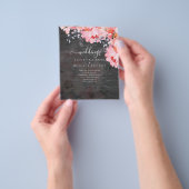 Prachtige Roze Bloesems TROUWSUITE - BUDGET Flyer (Hand)