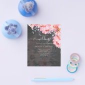 Prachtige Roze Bloesems TROUWSUITE - BUDGET Flyer (Enkel)