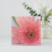 Prachtige roze chrysanthemum Jouw tekst platte Kaa (Staand voorkant)