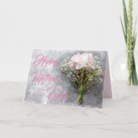 Prachtige Roze Chrysanthemum Moederdag Kaart