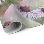 Prachtige roze Daisies Cadeaupapier (Rol Hoek)