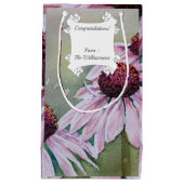 Prachtige roze Daisies Klein Cadeauzakje (Voorkant)