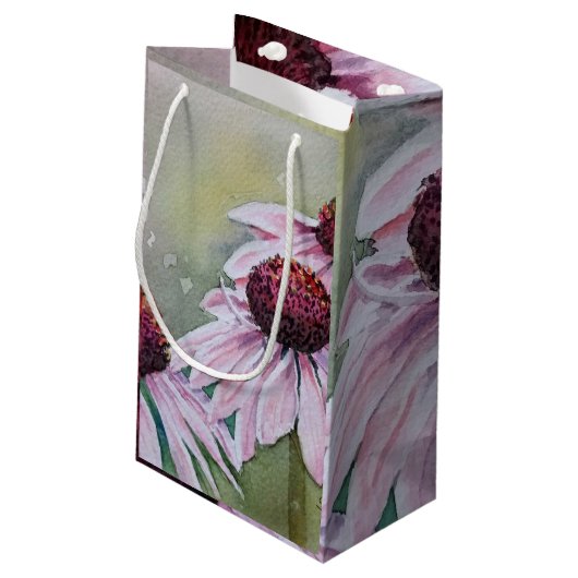 Prachtige roze Daisies Klein Cadeauzakje (Achterkant Gekanteld)