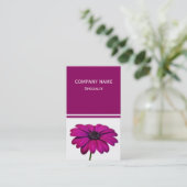 Prachtige roze Daisy Visitekaartje (Staand voorkant)