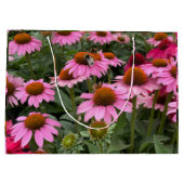 Prachtige roze Echinacea Flowers en Bee Groot Cadeauzakje (Achterkant)