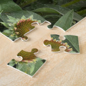 Prachtige roze Echinacea Flowers en Bee Legpuzzel (Zijkant)