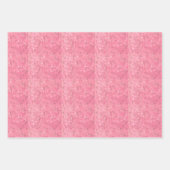 Prachtige roze faux glitter-papierbladen inpakpapier vel (Voorkant)