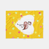 prachtige roze flamingo fleece deken (Voorkant (Horizontaal))