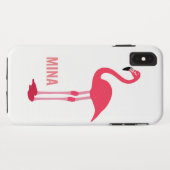 Prachtige roze flamingos ongewoon iPhone case (Achterkant (horizontaal))