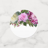 Prachtige roze Floral Wedding Confetti (Kleine voorkant)