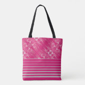Prachtige roze - Gepersonaliseerd Tote Bag (Achterkant)