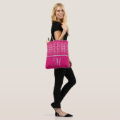 Prachtige roze - Gepersonaliseerd Tote Bag (Op model)