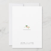 Prachtige roze kant en ribbon Wedding-uitnodiginge Kaart (Achterkant)