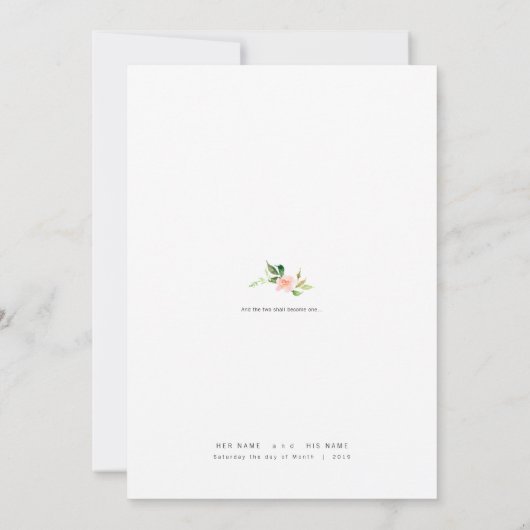 Prachtige roze kant en ribbon Wedding-uitnodiginge Kaart (Achterkant)