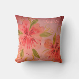 Prachtige Roze Koraal Decorator Kussen