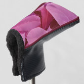 Prachtige roze laffy-patroon golfheadcover (3/4 voorkant)