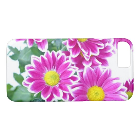 Prachtige roze madeliefjes Case-Mate iPhone case (Achterkant (Horizontaal))